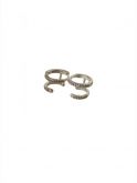 BP10092  BRINCO CLICK ARGOLA DUPLA CRAVEJADO EM PRATA