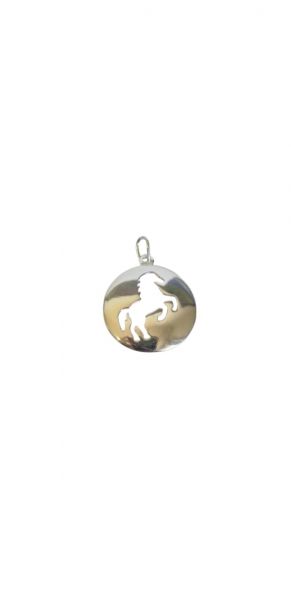 PP10044-Pingente Medalha Cavalo