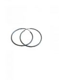 BTP10017 BRINCO ARGOLA TUBO 07 FIO TORCIDO 2X2MM POR 50X50MM