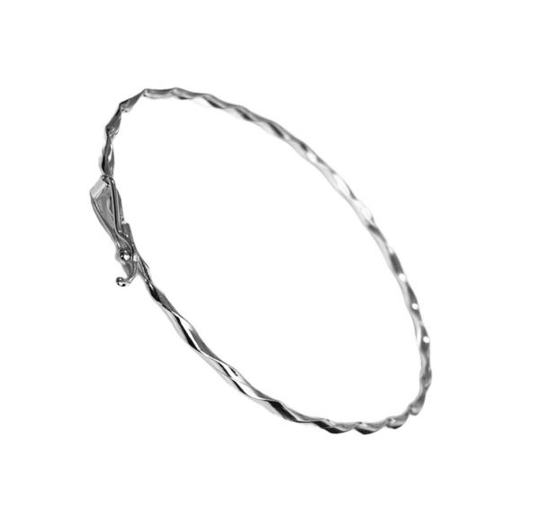 BCP10049 BRACELETE OVAL FIO TORCIDO 2x2mm