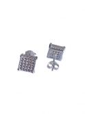 BP10058 BRINCO QUADRADO CRAVEJADO CRISTAL