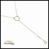 GF 10002 Colar longo com microzircônia