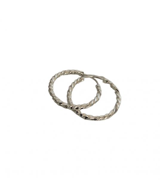 BTP10014 BRINCO ARGOLA TUBO 04 FIO TORCIDO 2X2MM POR 22X22MM