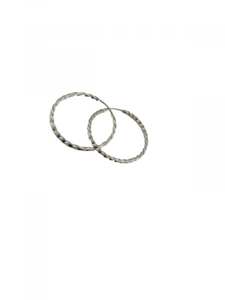 BTP10016 BRINCO ARGOLA TUBO 06 FIO TORCIDO 2X2MM POR 40X40MM