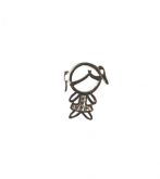 PP10052 PINGENTE MENINA CRISTAL